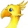 Portrait miniature d'un chocobo