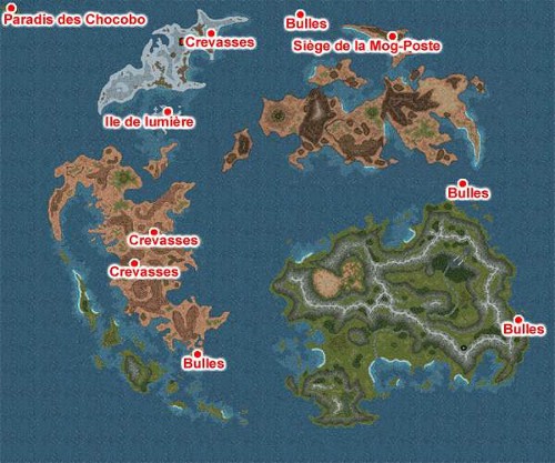 Carte des bouillons et crevasses de FF9
