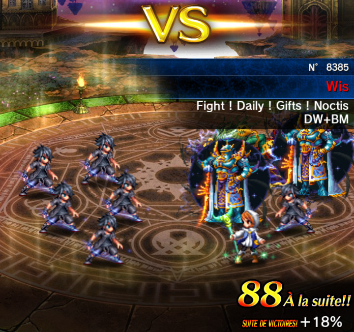 5 Noctis dans un groupe