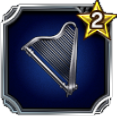 Lyre en argent