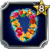 Collier de fleurs colorées