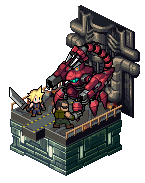 Combat contre le scorpion gardien
