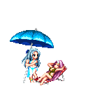 Folka & Citra en maillot