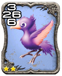 Image of the Black Chocobo card