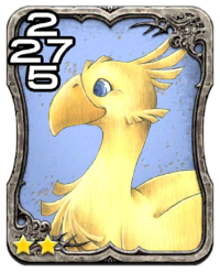 Image of the Chocobo card