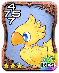 Image of the Chocobo card