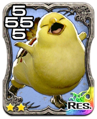 Image of the Fat Chocobo card