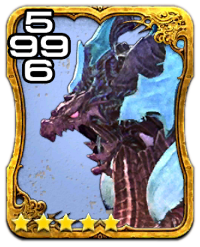 Image of the transformed Bahamut card