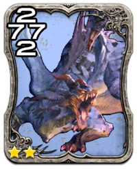 Image of the transformed Blue Dragon card