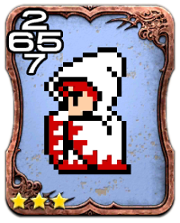 Image of the transformed White Mage card