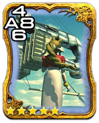 Image of the transformed Aerith card