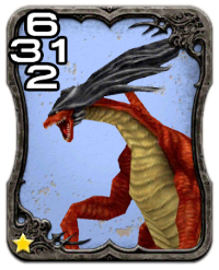 Image of the transformed Ruby Dragon card