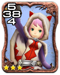 Image of the transformed White Mage card