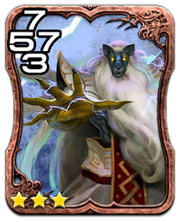 Image of the transformed Ramuh card