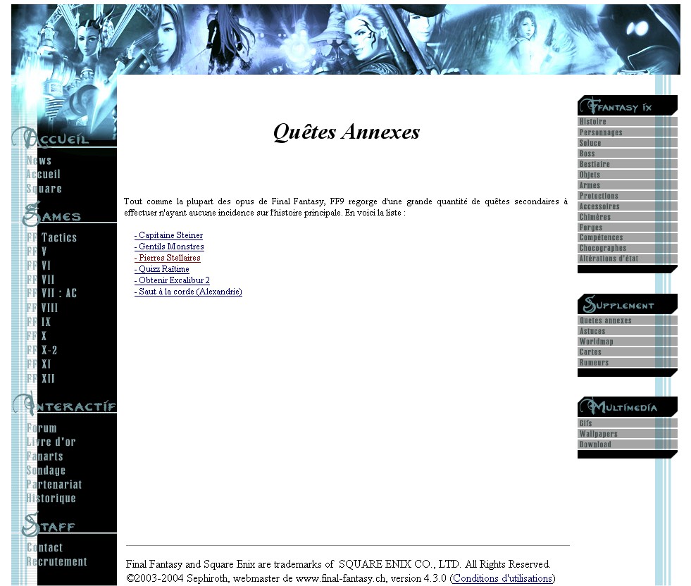 Image de la version 4 du site